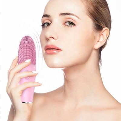 China IPX7 Waterproof Silicone Face Skin Care Cleansing Brush Waterproof Silicone Deep Cleansing Electric Facial Cleansing Brush for sale