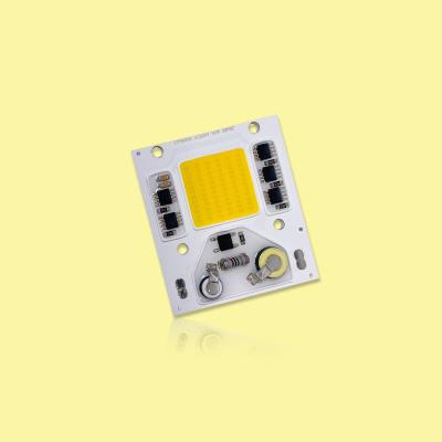 China AlGaInP Direct 220V IC Supply 50W COB LED Chip 50W LED Smart COB With Blue Sky Green Red White Warm White Cool White for sale