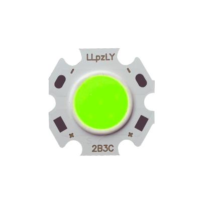 China INGAN high luminous efficiency 280Ma green LED chip 3w, used for downlight source for sale