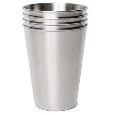 China 16 oz Disposable Stainless Steel Pint Cups Water Tumblers, Pint Glasses, Party Tumbler Cups for sale