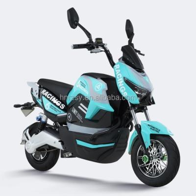 China Electric Motorcycle Engine Electric Moped Scooter Moto Electric Motorcycle with 45km/hr Speed and 10 inch wheel hub for sale