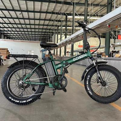 China Portable Power Electric Bicycles for Adults 18 Speed Gears Aluminum Alloy Frame 14-Inch Foldable Design for sale