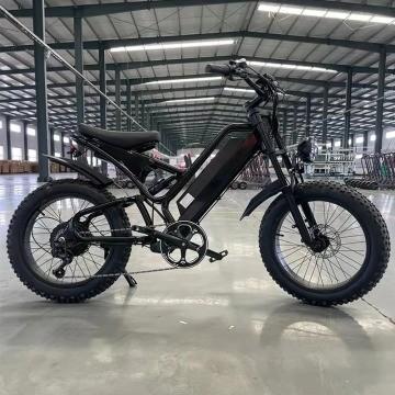 China 2024 Ready Stock Electric Bike Electrically Powered Fatbike Eu 20inch Fat Tire Ebike for Mountain Adventures for sale