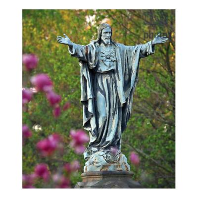 China Outdoor Life Size Statue Of St Francis Metal Religious Sculpture Europe Handcast Bronze Of St Francis for sale