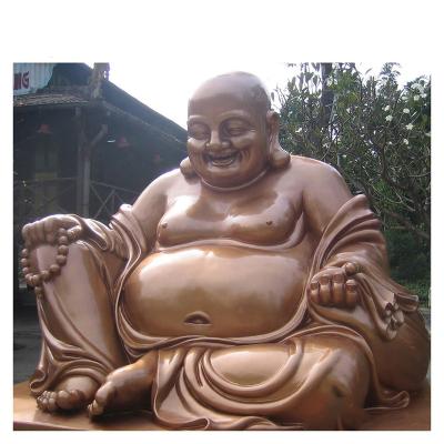 China Gold Statue Large Lord Garden Statues Mold Gold Bronze Outdoor Budda Europe Resting Indian Home Decoration Buddha Wholesale Sculpture for sale