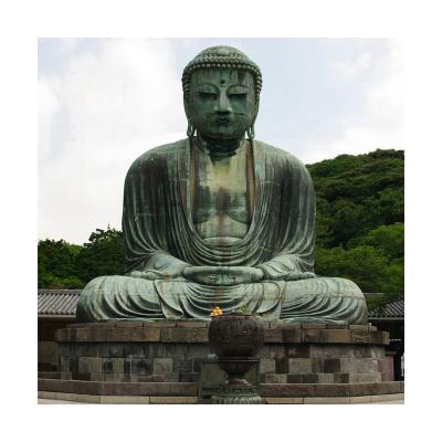 China Europe Eastern Style Religious Life Size Garden Resting Budda To Carve Metal Big Buddha Bronze Brass Statues For Sale for sale