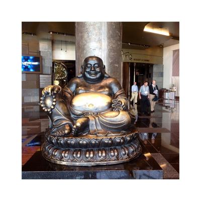 China Outdoor Zen Bronze Statue Standing Customized Chinese Buddha Temple Buddha Statue Europe Lucky Large Emerald Budda Statues Thailand for sale