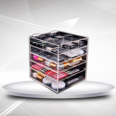 China Viable Manufacturer Supply Clear Acrylic Drawer Makeup Storage Organizer for sale