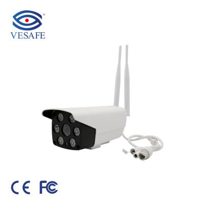 中国 Siren Siren 1080p Starlight Night Vision Built-in Full Color CCTV IP66 Bullet Camera 販売のため