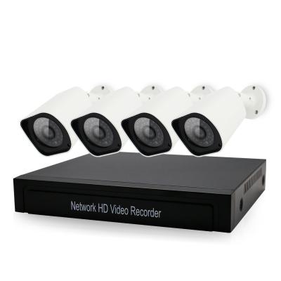 China NIGHT VISION VESAFE 4ch 1080p h.265 home security alarm system camera kit nvr poe cctv security kit for sale