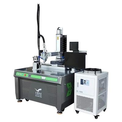 China Building Material Shops New Design 1000W 1500W Automatic Wire Feeder Stainless Steel Spot Laser Welding Machine For Rechargeable Battery for sale