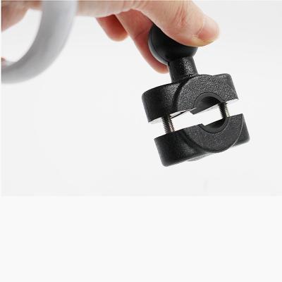 China High Quality Easy Disassembly U Bolt Motorcycle Bike Handlebar RAM Mount Base U Ball Mount @ For Gopros for sale