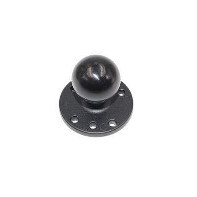 China Universal 360 Class B Rotation 1.5-Inch C Round Ball Base For GPS Vehicle Mounts With Standard Amp Hole Pattern for sale