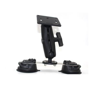 China Marine Boat Yacht 360 Degree Rotatable Window Mount Double Suction Cup With C Ball Height 1.5