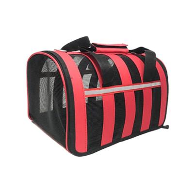 China Sustainable Portable Sided Dog Tote Bag Airline Pet Carrier Pet Travel Carrier For Small Dogs Cats for sale