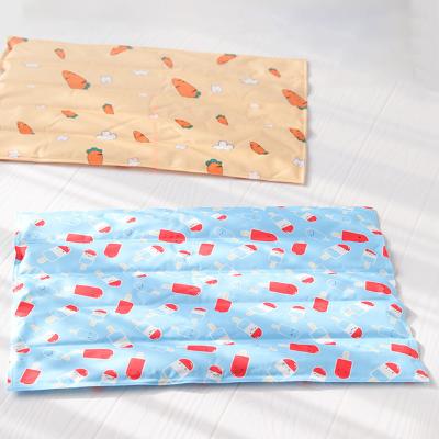 China Summer Cooling Washable Dog Cooling Mat Pads Breathable Gel Self Cooling Ice Cooling Sleep for sale