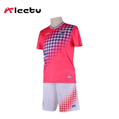 China Shirts & Tops New Design Soccer Club Uniforms Soccer Wear Kit Custom China Factory Good Quality Empty Soccer Jersey Supplier for sale