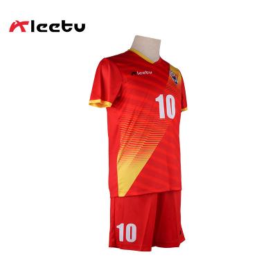 China Shirts & Tops Style Short Sleeve Clothing Free Available 100% Polyester Sublimation T-shirt Football Uniform for sale