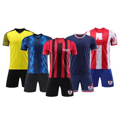 China Shirts & Wholesale Cheap Quick Dry Club Uniforms Soccer Club Training Tops Custom Mens Football Soccer Jerseys Set for sale