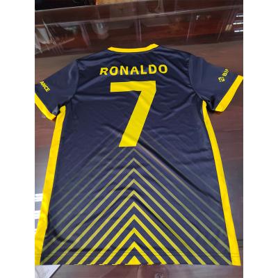 China Shirts & Ronaldo Soccer Tank Top Ronaldo Ready To Ship Binance Nassr FC Soccer Tank Tops Tops for sale