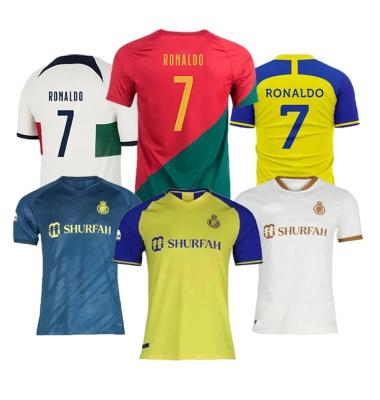 China Shirts & Tops Sublimation Breathable Dry Soccer Uniform Jerseys For Soccer Football Soccer Jersey Uniform Custom for sale