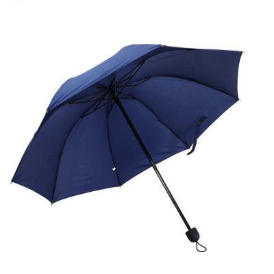 China Umbrella Yiwu Umbrella Factory Design New Cheap Solid Color 3 Large Diameter Rain Umbrella for sale