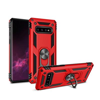 China Unique Magnet Adsorptional Ring Stand Wholesale Mobile Phone Accessories Smart Cover Case For Samsung Galaxy S10+ for sale