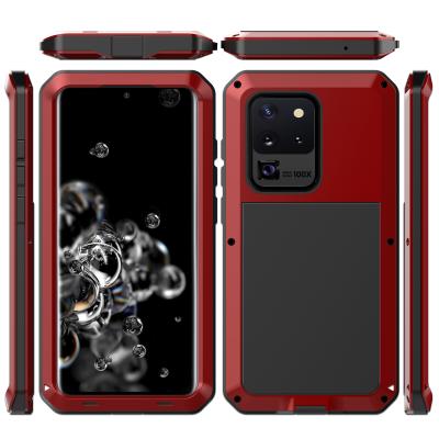 China Shockproof Defend Matte Case Full Protective Luxury Doom Armor Case Metal Case Shockproof Resistant Cover For Samsung S20 S20Plus S20 Ultra for sale