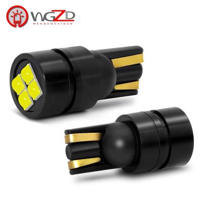 China Factory wholesale t10 w5w 168 car warning light 194 car led width 3030 4smd t10 car light bulbs t10 parking light bulbs universal for sale