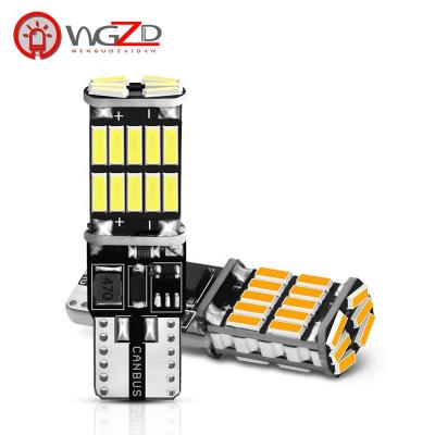 China DC12-24V super bright t10 cambus 4014 26smd 194 w5w led car width warning light bulb white canbus led universal t10 for sale