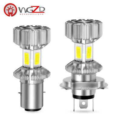 China H4 BA20D LED Motorcycle Headlight Bulbs 6000k Hi/lo Beam Moto LED Scooter Accessories Fog Lamp White Universal for sale