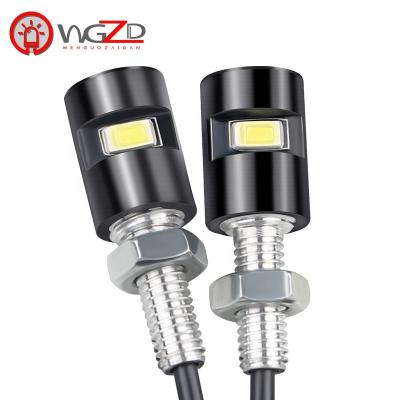 China Car Motorcycle Number Plate Lights 12V LED 5630 Front Screw Bolt Bulbs Lamps Auto Tail 1SMD Auto Light Eagle Eye Universal for sale