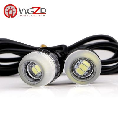 China Motorcycle Car Eagle Eye Light 3smd 5630 Led Car DRL Driving Bulb 12v Light Screw Concave Lens Automobile Daytime 18MM Universal for sale