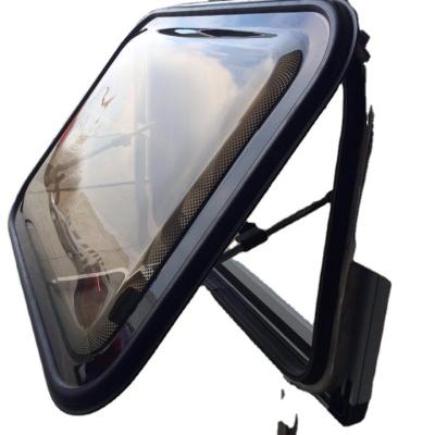 China Size Caravan Push Camper Trailer ABS Customized Open Windows for sale