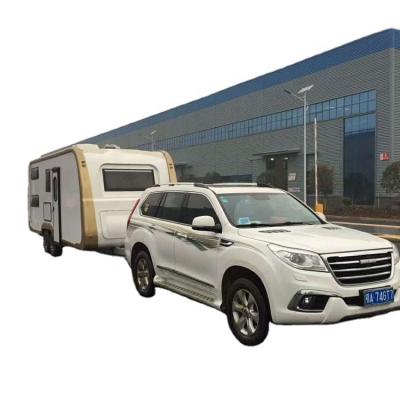 China European Type Travel Trailer Style 20ft Length Mobile Trailer Caravan for sale