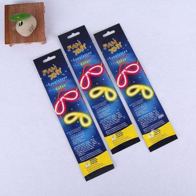 China Food Pouch Flat Color Trilateral Seal Printed Mylar Plastic Bag Bags Customized Fluorescent Stick Packaging Bag for sale