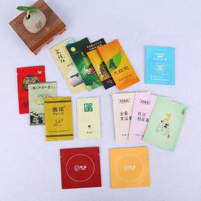 China Plastic Food Tea Packaging Bag Color Draw Food Packaging Trial To Pack Custom Small Packaging Bags Cookie Aluminum Foil Bag for sale