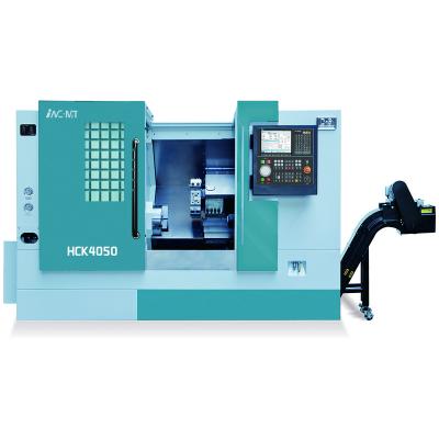 중국 HuazhongCNC 2 Axis Lathe Spindle frequency control Full guide rail protection with best price 판매용