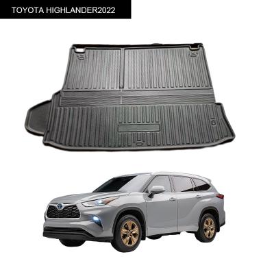 China Car Mat Factory Wholesale Easy Cleaned Rubber Car Trunk Mat Strip Custom Car Trunk Mat Fit Use For TOYOTA HIGHLANDER 2022 for sale