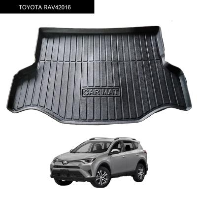 China Custom Easy Cleaned Rubber Car Trunk Mat Strip Car Trunk Mat Strip Mat Factory Wholesale Fit Use For TOYOTA RAV4 2016 for sale