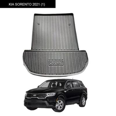 China Easy cleaned eco-friendly automatic strip floor mat. Factory direct sale custom car trunk mat use for KIA SORENTO 2021 for sale