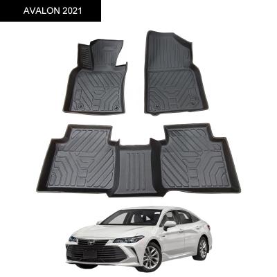 China Easy Cleaned 3D Strip Car Floor Mats All Weather Liner For AVALON 2021 Car Trunk Mat for sale