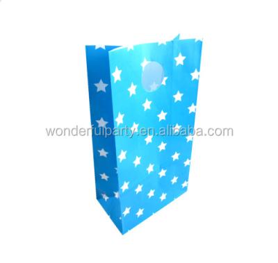 China Wondeful Wholesale Cheap Price Recyclable Blue Creative Paper Bag Design Party Gift Wrapping Paper for sale