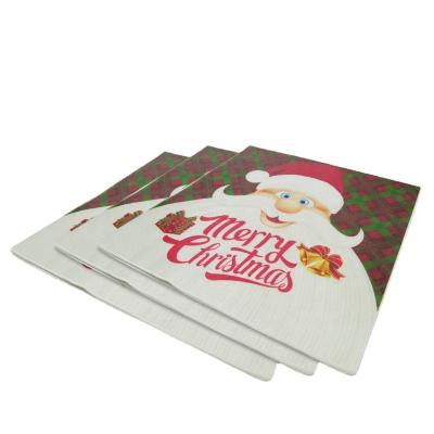 China High Quality Wonderful Disposable Napkins Christmas Theme Printed Paper Money Party Supplies Support OEM Wholesale Cheap Prices for sale