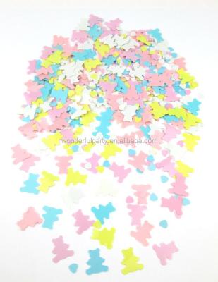 China Wonderful event supplies event occasion confetti bear and decoration party supplies small type shape pvc confetti support OEM wholesale for sale