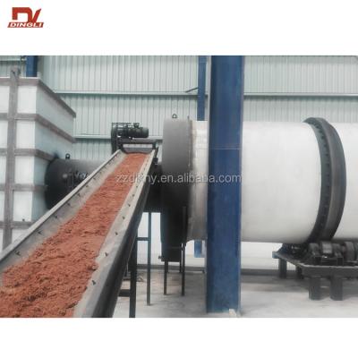 China Waste Biomass Drying Processing Dingli Patented Coconut Coir Roller Dryer For India Buyers for sale