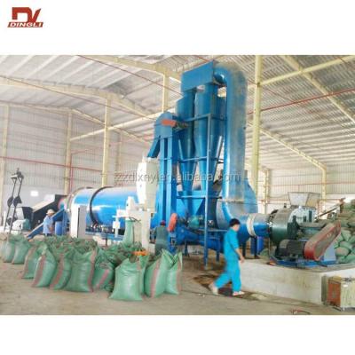 China Animal Feed Processing Dingli Supplier Thailand Tapioca Leftover Cassava Starch Rotary Drying Machine for Cassava Processing for sale