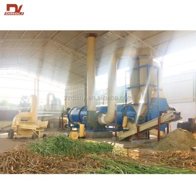 China Animal Feed Processing Small Forage Grass Dryer Grass Dryer Rotary Drying Equipment for sale