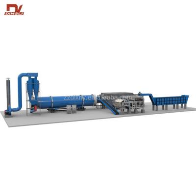 China Coconut Waste Drying Processing Machine Widely Used Coconut Fiber Roller Dryer For India Sri Lanka for sale