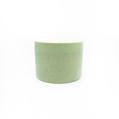 China 150g Eco Friendly Biodegradable Pink Green Light Blue Green Wheat Straw Cosmetic Jar With Lid for sale